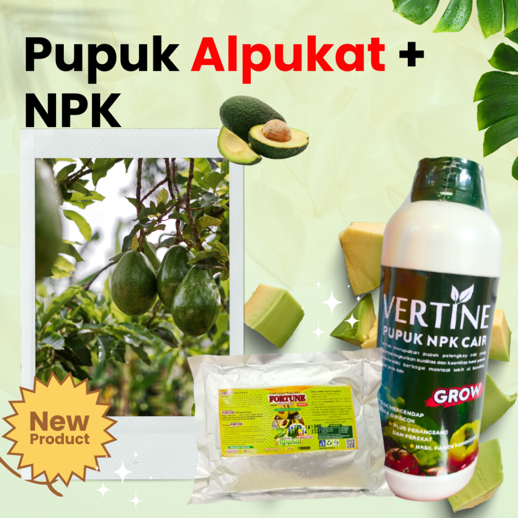 Pupuk Buah NPK Cair Alpukat Booster Organik, Pupuk Buah Alpukat Super Lebat