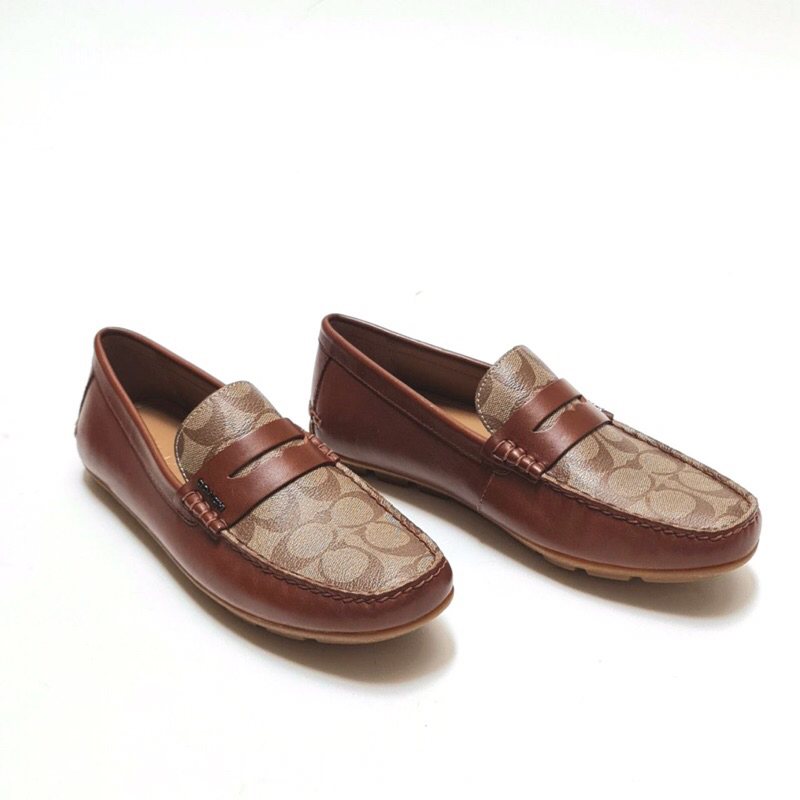 SEPATU BRANDED PRIA ORIGINAL - COACH MOTT DRIVER SIGNATURE PVC