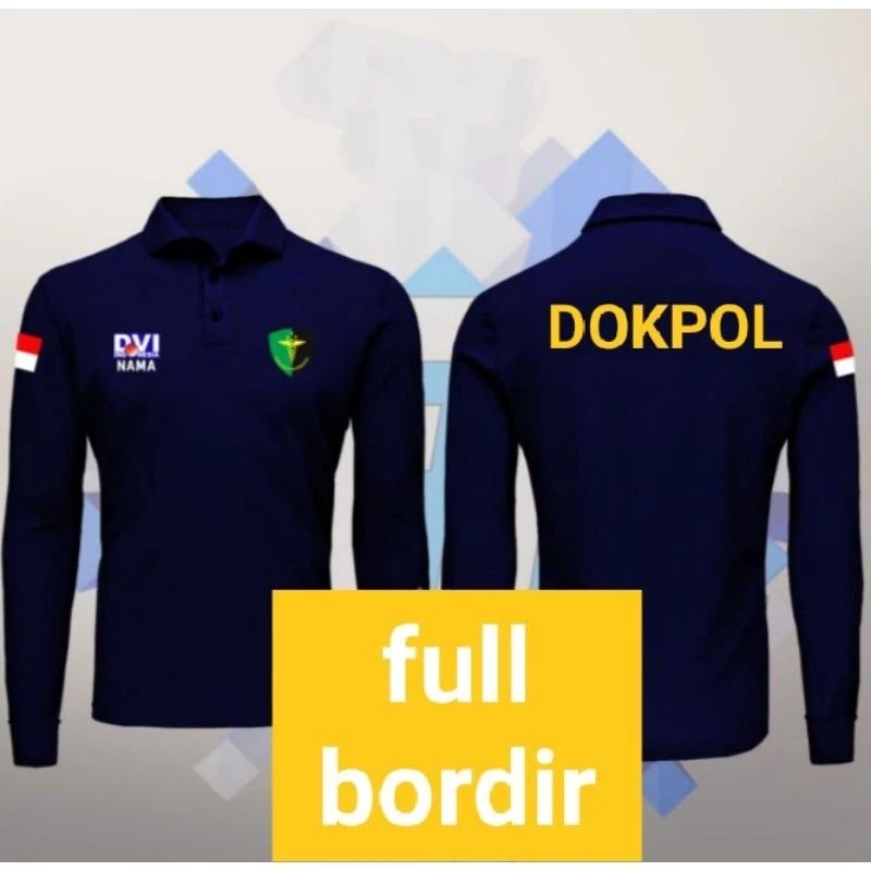 Tshirt DOKPOL Kaos kerah DOKPOL Kaos DOKPOL baju DOKPOL seragam DOKPOL baju kerja DOKPOL seragam ker