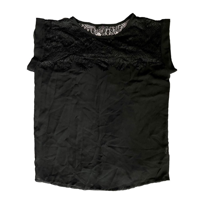 misson 72 sheer blouse