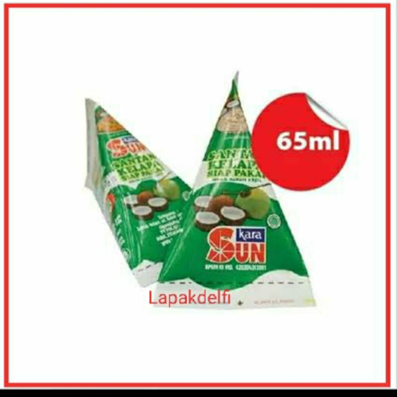 

SUN KARA Cube kecil 65ml Santan instan