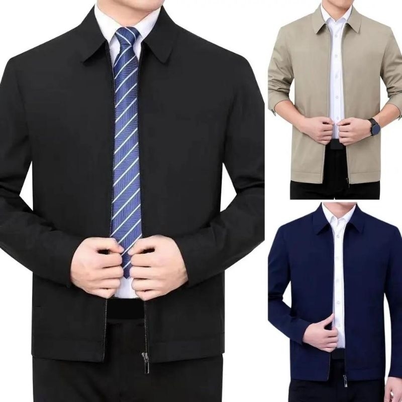 JAKET / JAKET POLOS KATUN BAHAN DRILL / JAKET KEMEJA /JAKET PRIA CASUAL / JAKET KANTOR FORMAL / JAKE