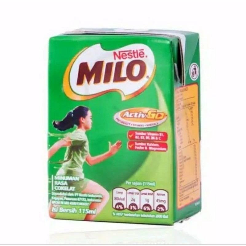 

Susu UHT Coklat Milo Activ Go