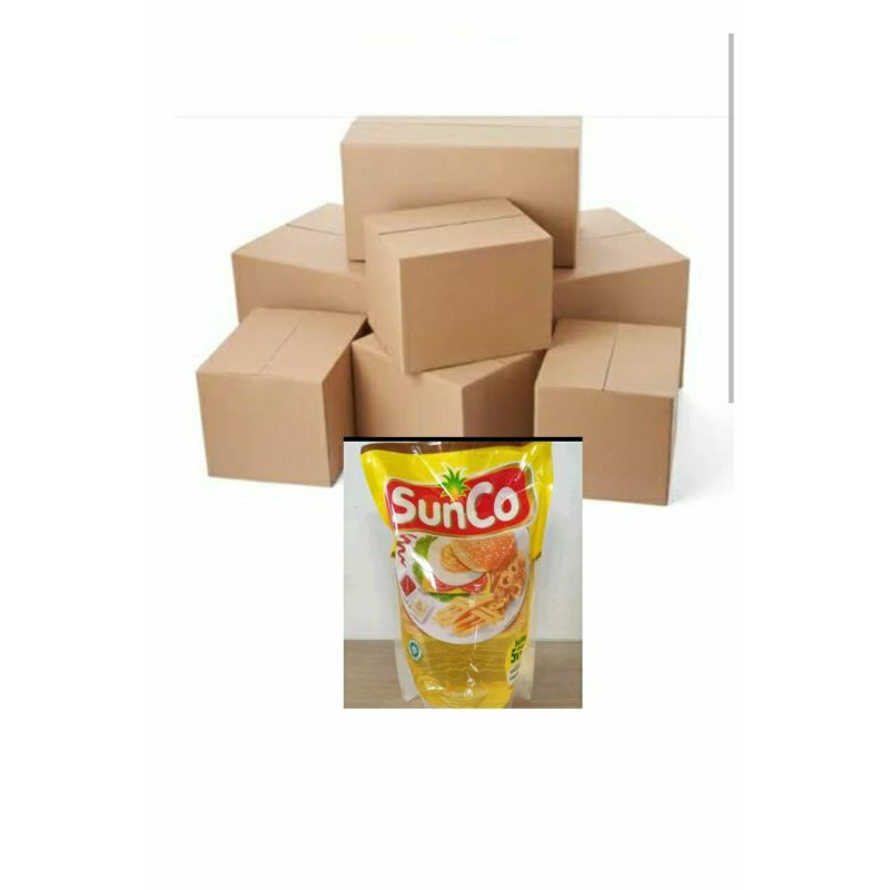 

KARDUS COKLAT FREE MINYAK SUNCO 2 L