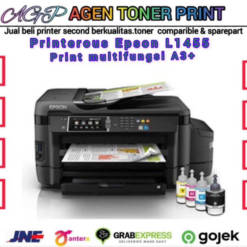 Printer Epson L1455 Multifungsi A3+ Duplex Wifi Siap Pakai