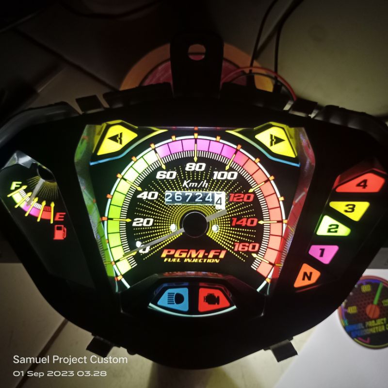 panel papan speedometer HONDA SUPRA X 125 Fi