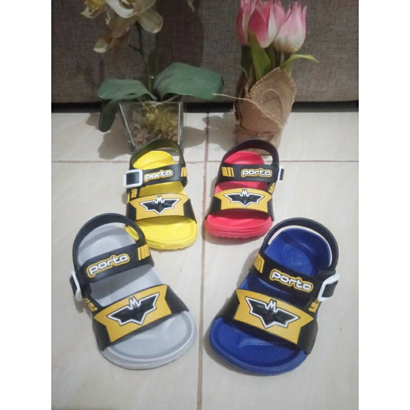 Porto 1029T Sandal Selop Tali Anak / Sandal Klip Balita Laki laki