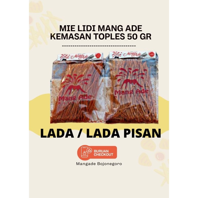 

Mang Ade Mie Lidi (50g)