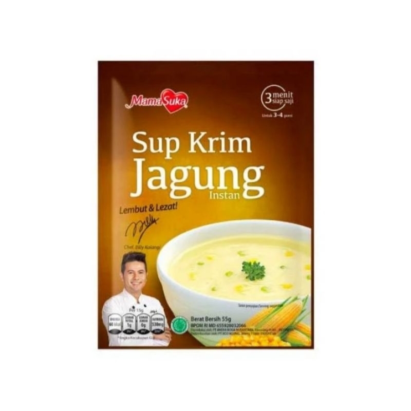 

MAMASUKA SUP KRIM JAGUNG 55GR