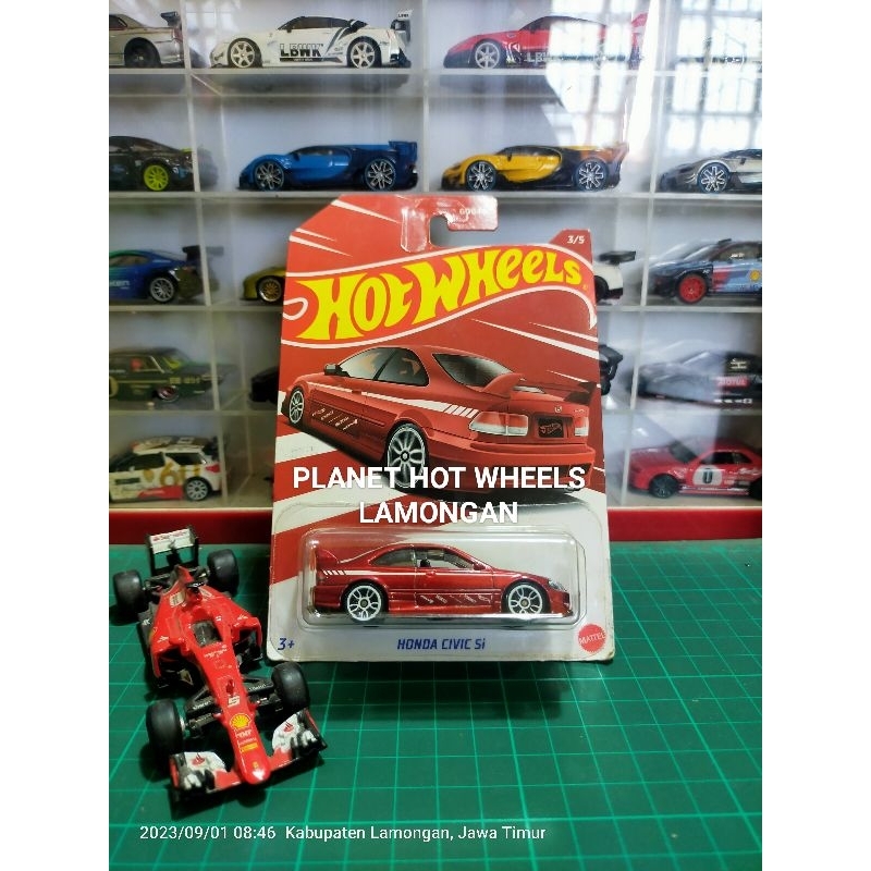 hot wheels honda civic si merah