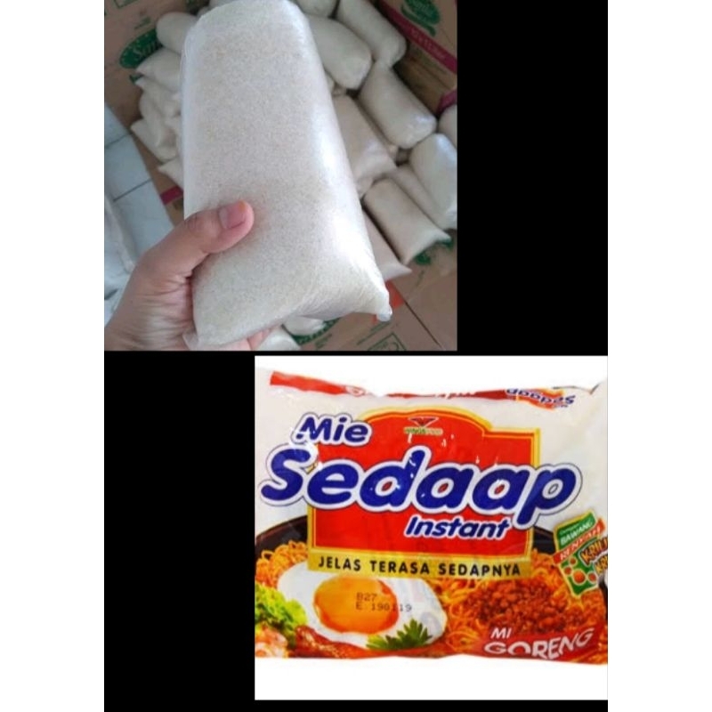 

Gula 1kg + Mie goreng pcs