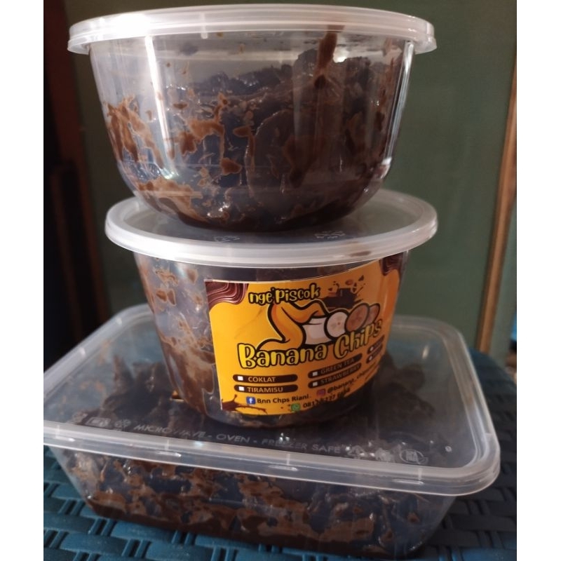 

Keripik pisang coklat lumer