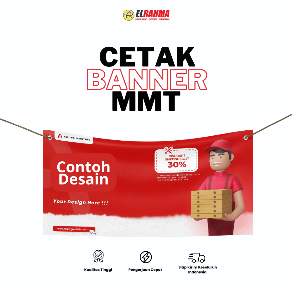 

PROMO CETAK BANNER / MMT /SPANDUK MURAH BERKUALITAS FLEXI 280-440