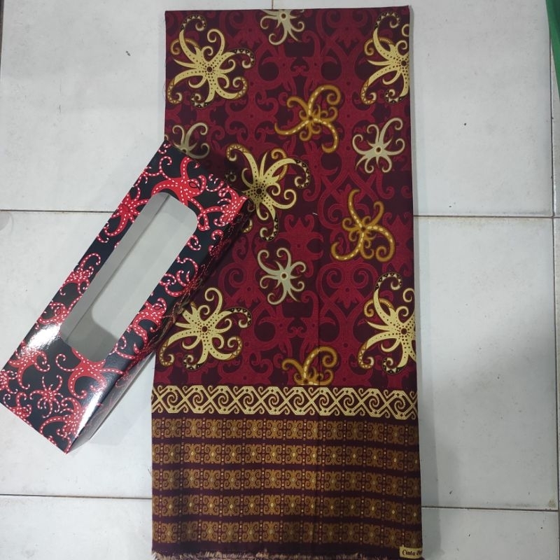 kain batik motif kalimantan bahan katun K33