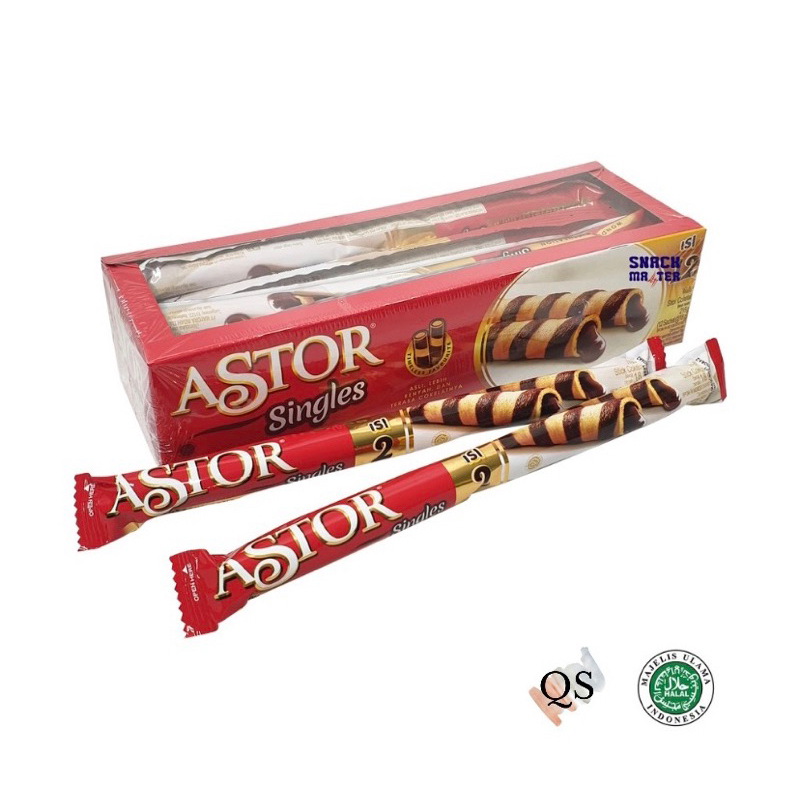 

Astor Single Wafer Coklat 1 Box 12pcs