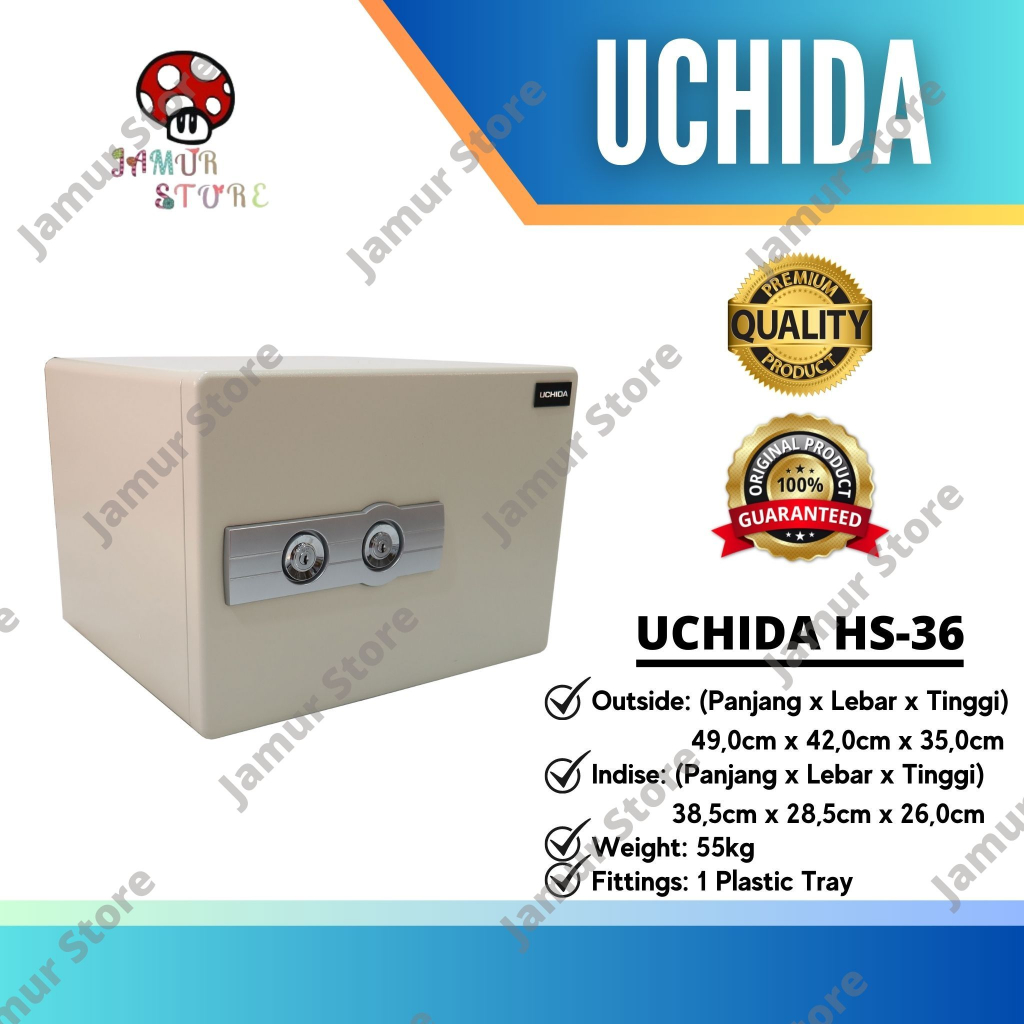 Safety Box Uchida HS36 Brankas Tahan Api Uchida HS-36 Brankas UCHIDA