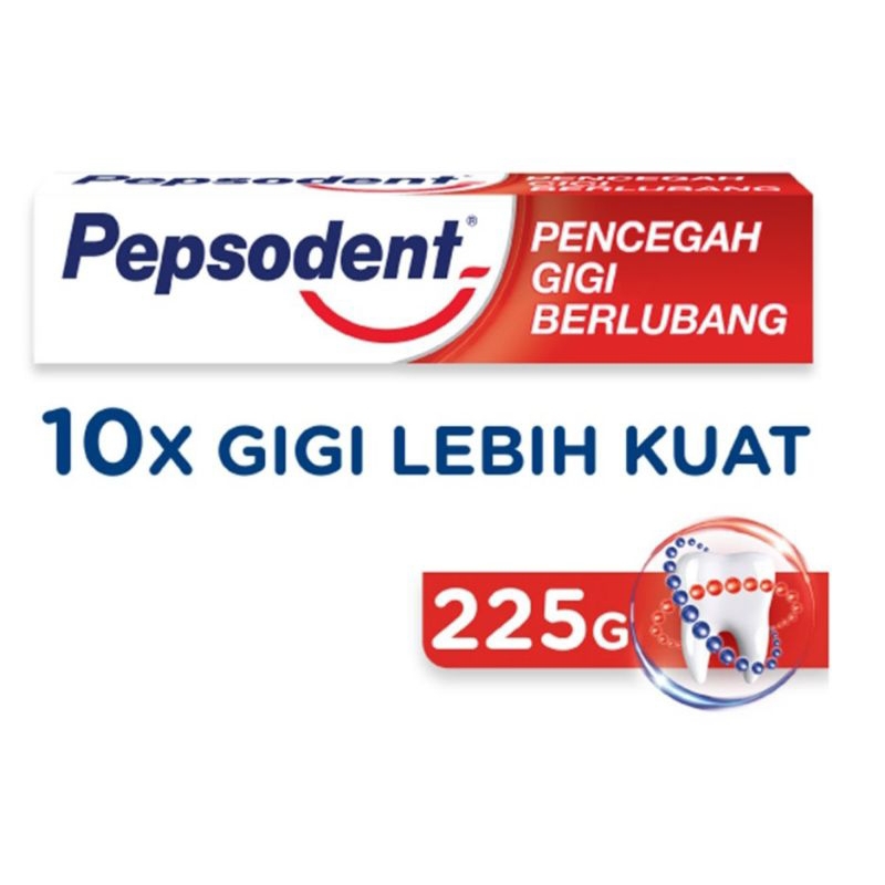 Pepsodent 225g pasta gigi kemasan besar