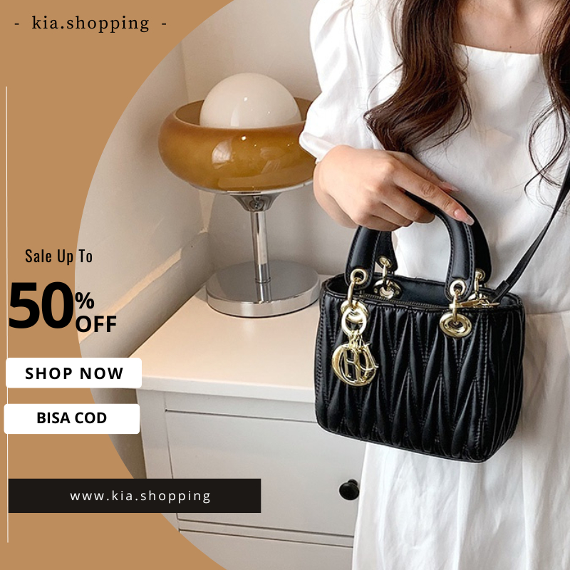 Tas Selempang Tali Rantai Tas Wanita Import Branded BISA COD BEST SELLER Fashionable PROMO C7H0 Tas 