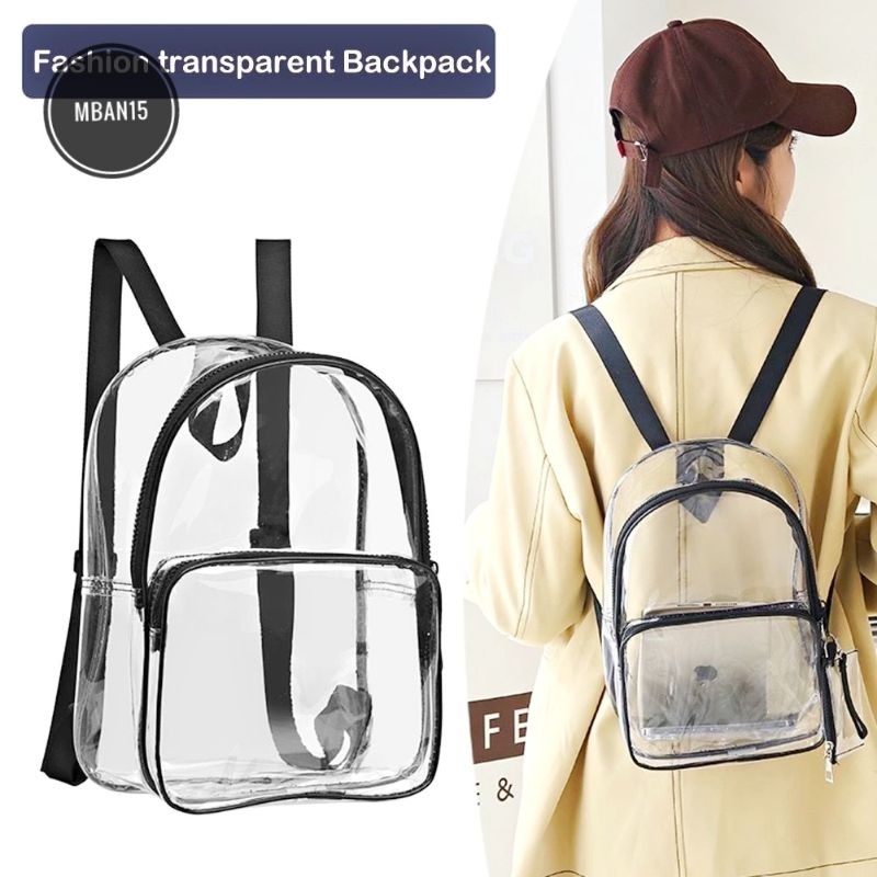 TAS RANSEL TRANSPARAN~TAS KONSER PRIA DAN WANITA~BACKPACK FASHION