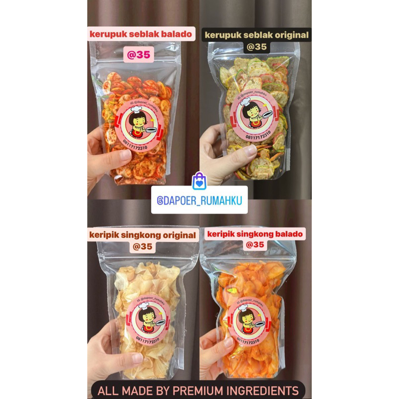 

Aneka keripik rumahan