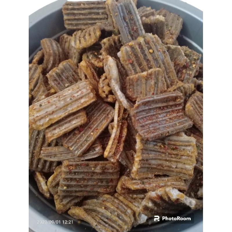 

KERUPUK JENGKOL PEDAS DAUN JERUK 100GR