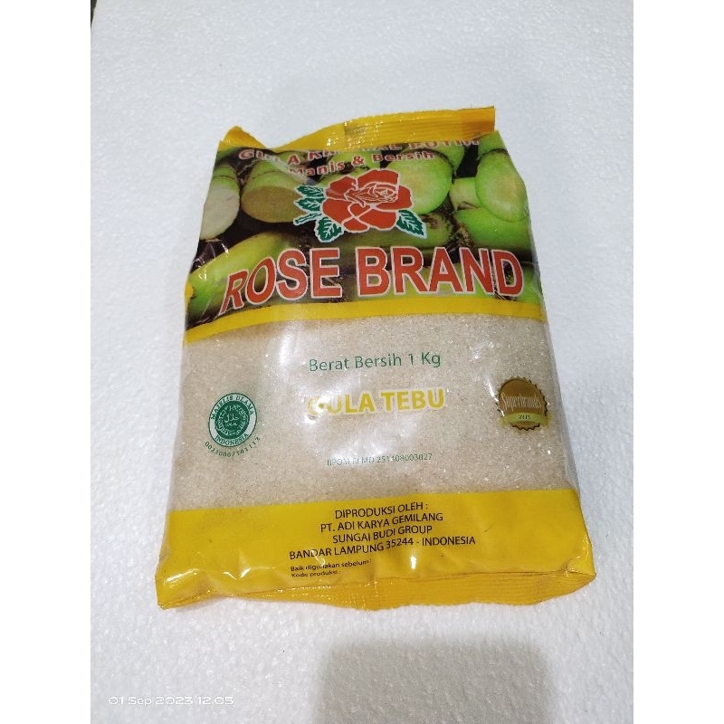 

Gula kristal putih manis dan bersih rose brand