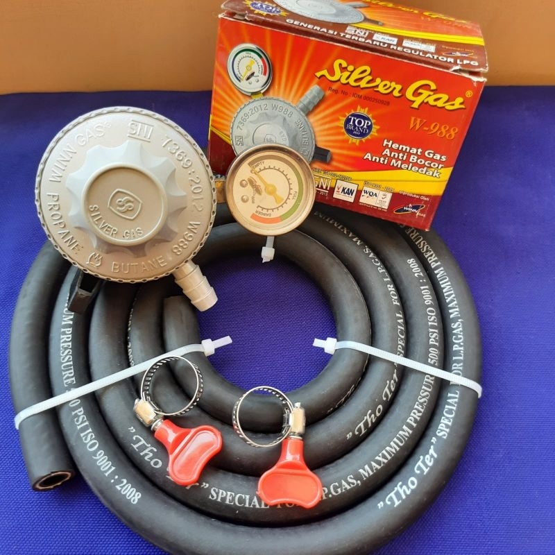 Regulator Gas Lpg Winn gas Silver 88 mRegulator Anti Meledak