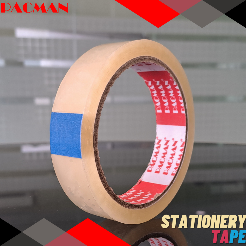 

1 inchi Stationery tape isolasi solatip pacman original 100%