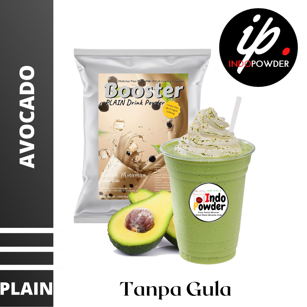 

PLAIN Bubuk Minuman AVOCADO 1Kg - Bubuk AVOCADO TANPA GULA 1Kg - PLAIN AVOCADO Bubuk 1Kg