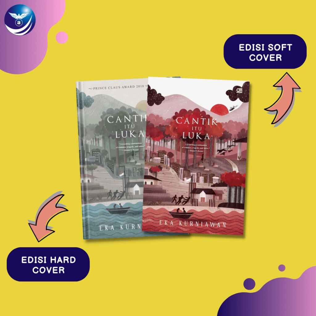 Buku Cantik Itu Luka Edisi Hard Cover (Bonus) & Soft Cover - Eka Kurniawan