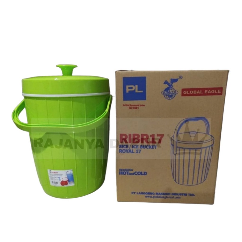 termos nasi - es - rice bukcet royal global eagle 17 liter - termos es eagle - rice bucket 17 lt eag