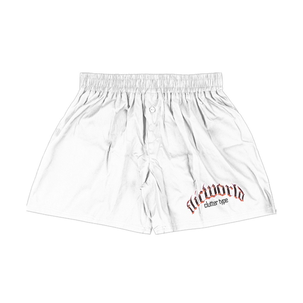 Robot White Short Pants - FLICWORLD