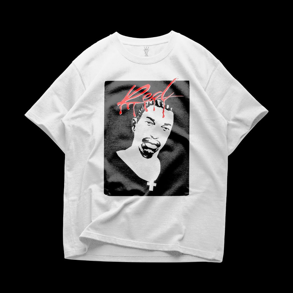 KAOS BAJU SAN ANDREAN WHOLE LOTTA RED | RAP TEE | T-SHIRT OVERSIZE PUTIH VINTAGE BOOTLEG | PRIA WANI