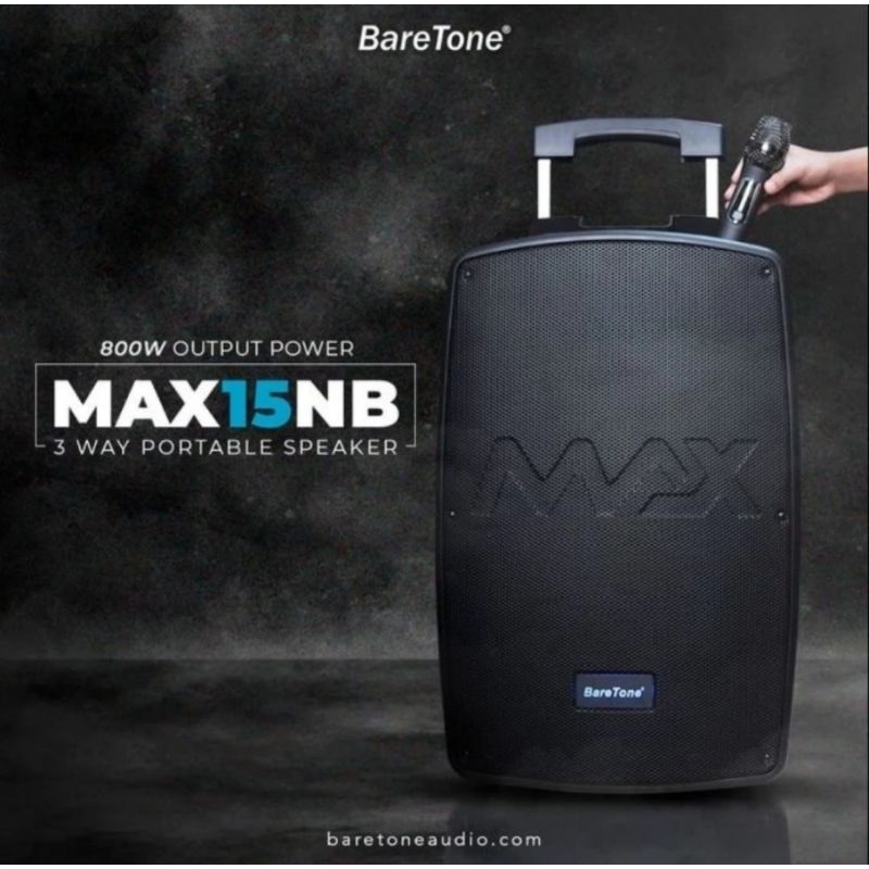 Speaker Portable Baretone MAX 15NB 15 NB 15-NB