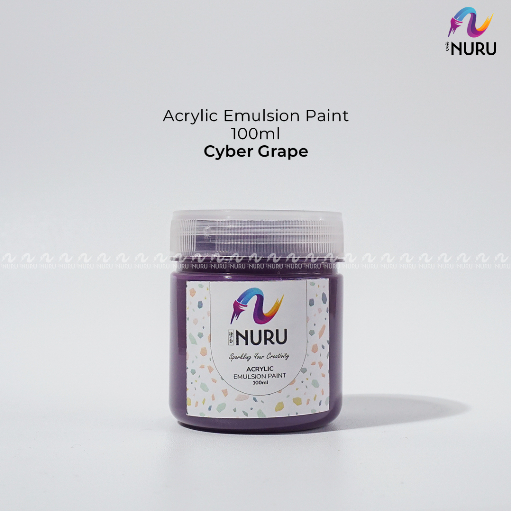 

Nuru Acrylic Emulsion Paint / Cat Akrilik | Cyber Grape 100ml
