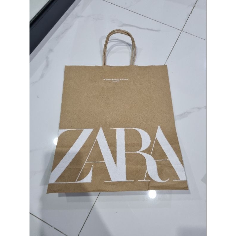 

Zara paper bag tas kertas