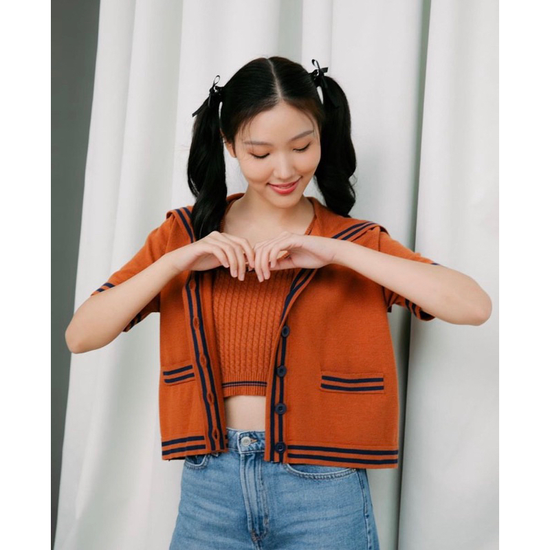 BEBEPLUM - HARAJUKU TOP & SHIBUYA TANK TOP (PUMPKIN MYSTERY COLOUR)