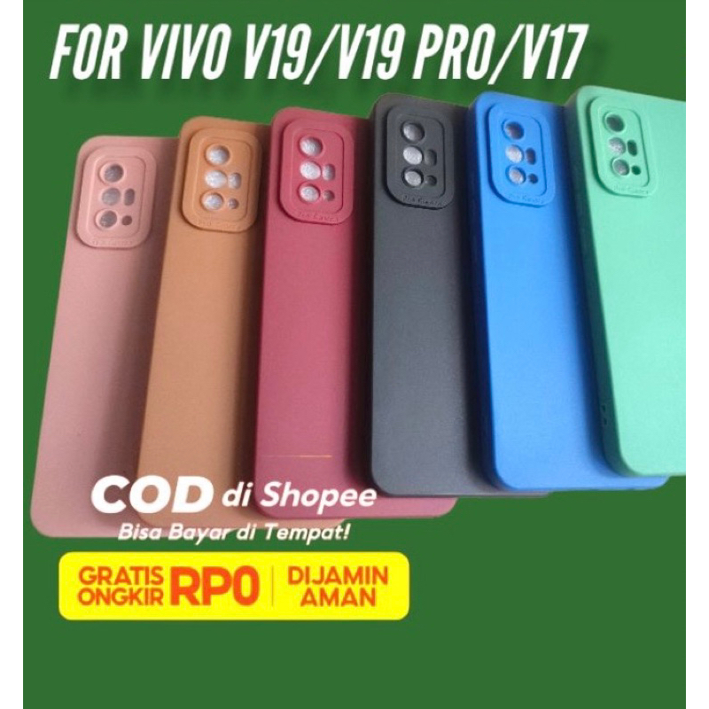 SOFTCASE MACARON VIVO V17/VIVO V19 CASE PELINDUNG CAMERA