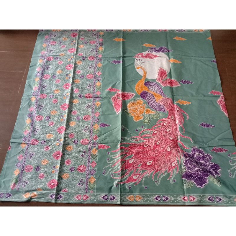 KAIN BATIK ENCIM MOTIF BULAN MERAK/ ASLI BATIK PEKALONGAN