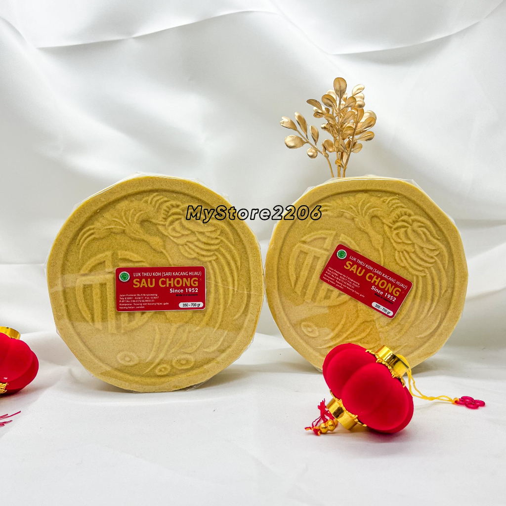 

Kue Bulan / Moon Cake Luk Tau Koh Luk Theu Ko isi Tausa merek SAU CHONG Singkawang Kalimantan