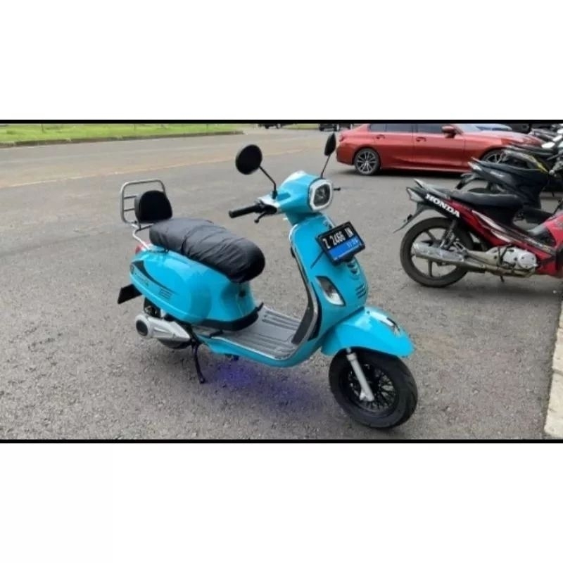 Back Rack Sandaran Belakang Motor Listrik Smoot Zuzu Plus Bantalan