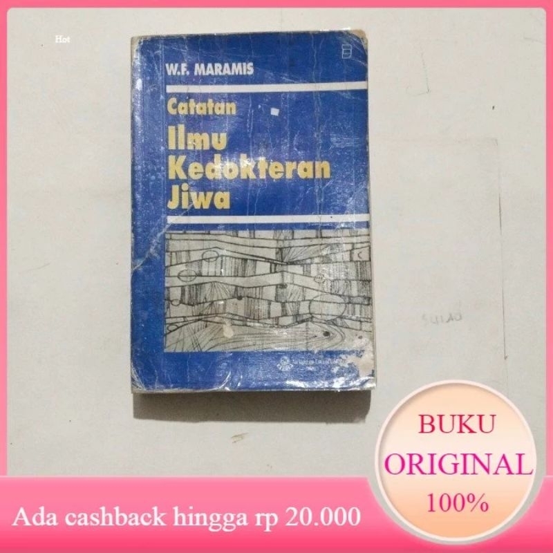 Buku Catatan ILMU KEDOKTERAN JIWA WF Maramis Original Bekas