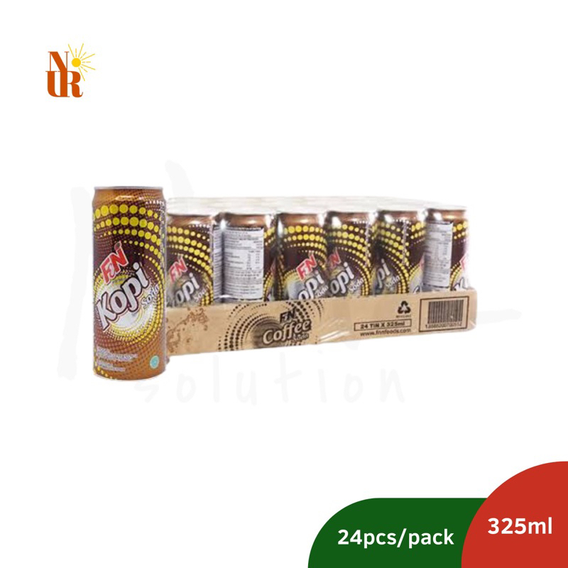 

F&N Coffee Soda 325 ml x 24 pcs [Tray/Karton] - Minuman Berkarbonasi