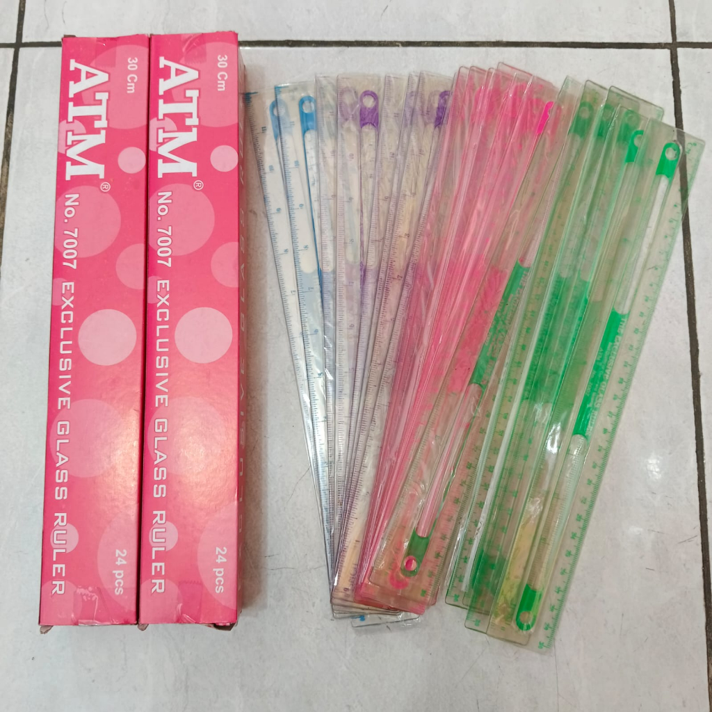 

Penggaris Bening 30 Cm ATM Isi 24
