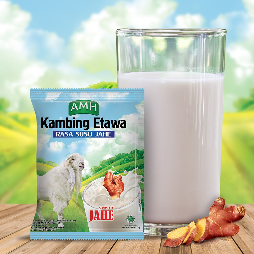 

Susu Kambing Etawa Amh Plus Jahe ISI 10 SASET