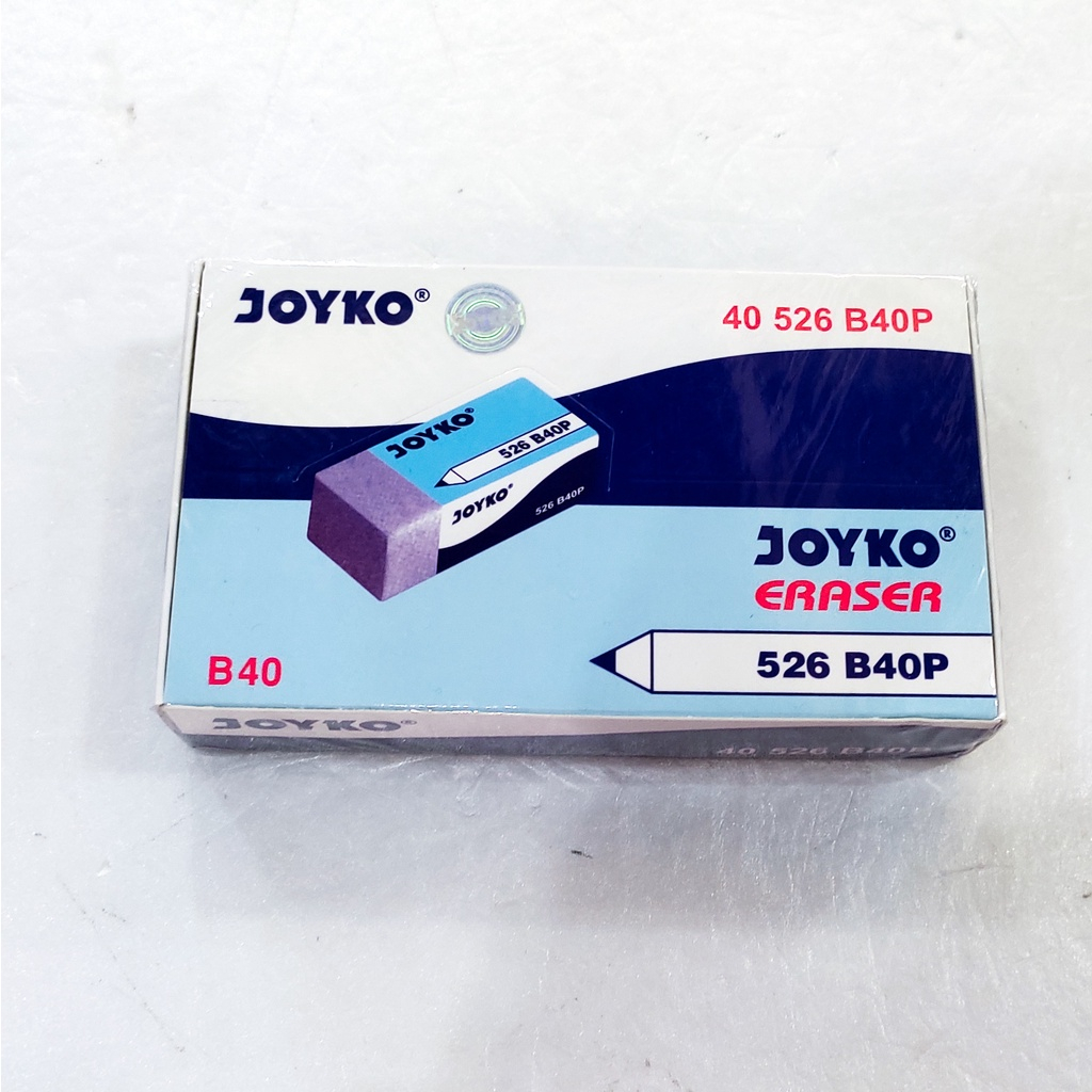 

ERASER 526-B40P PUTIH JOYKO (40PCS)