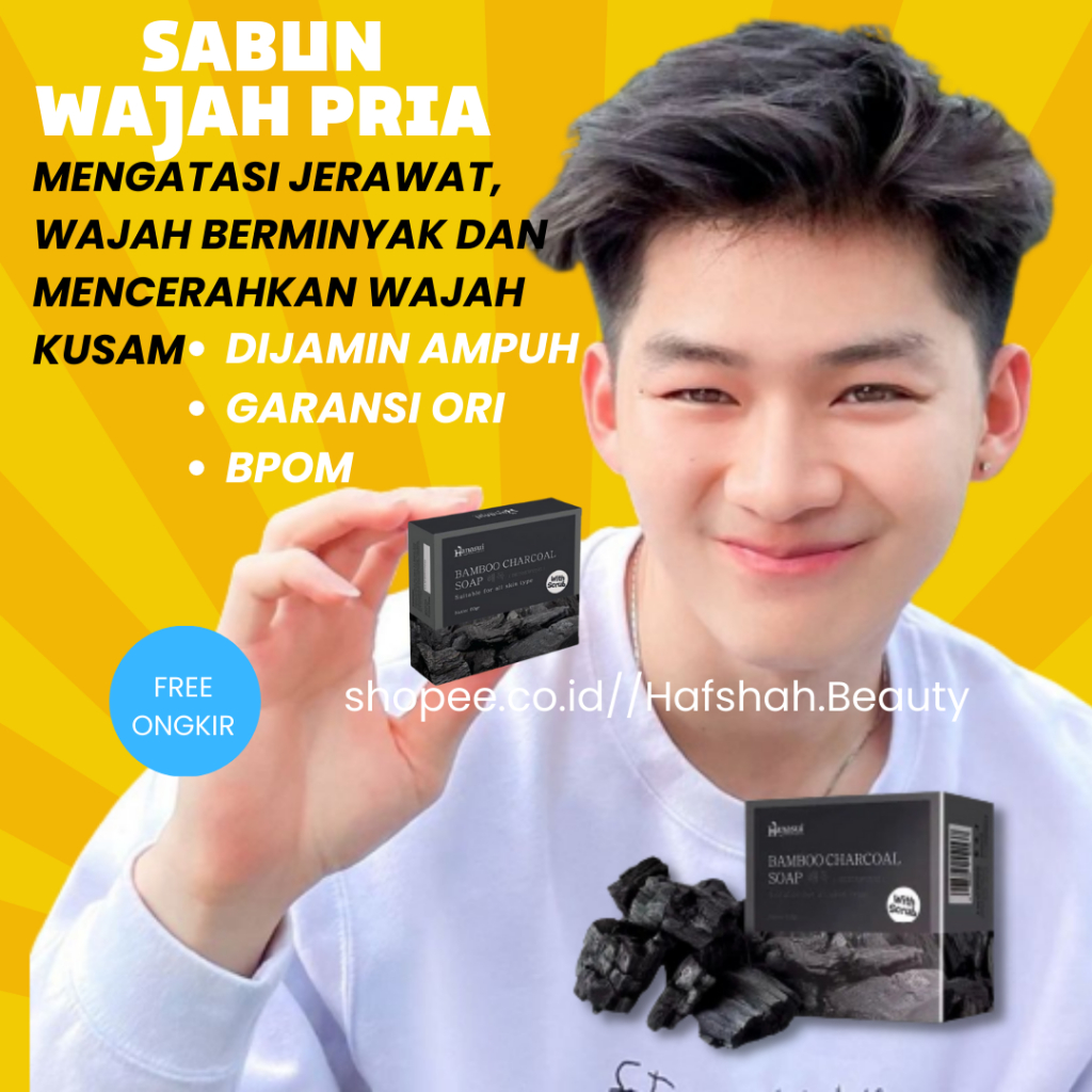 sabun pemutih wajah pria permanen