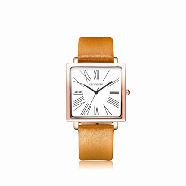 Dijual JAM TANGAN WANITA REBIRTH ORIGINAL COKLAT KULIT IMPORT BRANDED ELARNA Murah