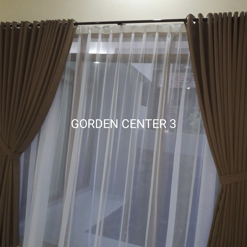 Gorden Blackout Polos Premium 12 Gelombang 24 ring 12 Varian warna