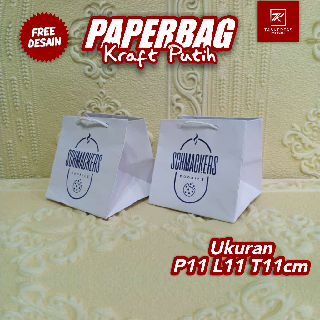 

Paperbag Sablon Kraft Putih Free Desain Desain Custom